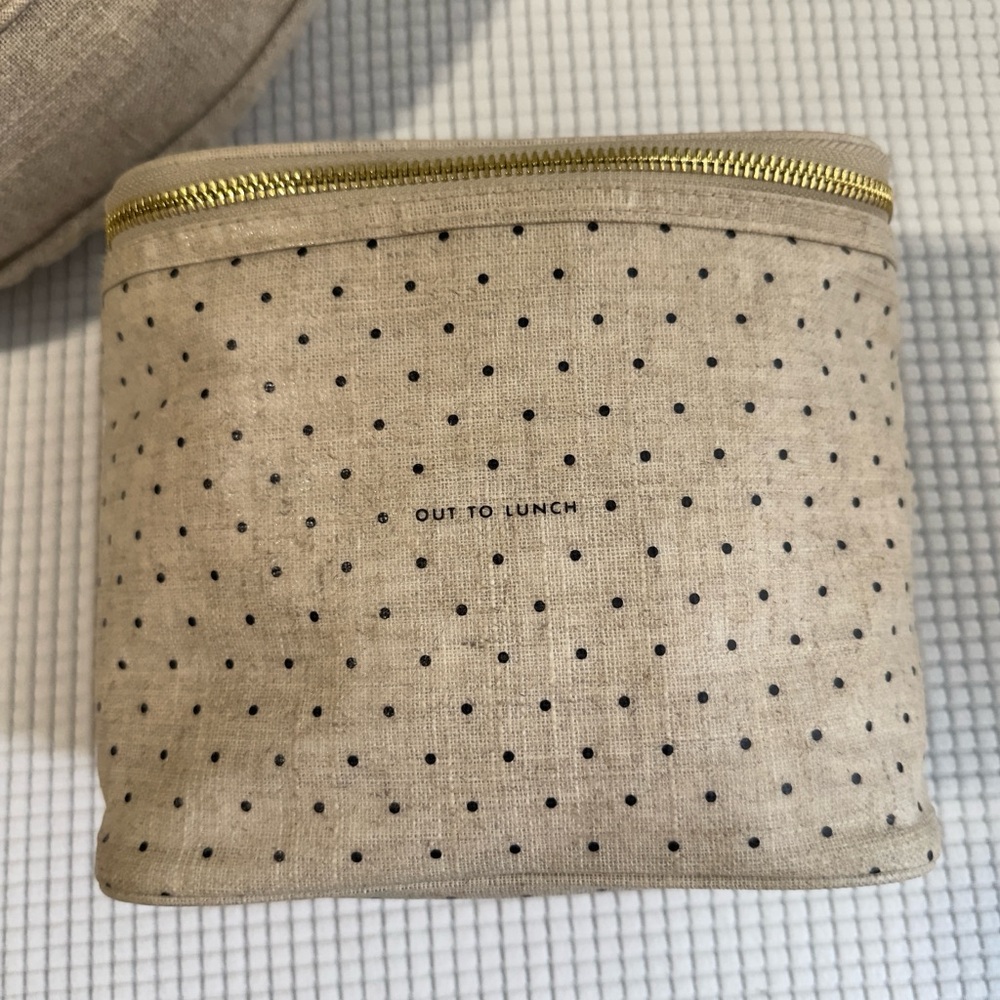 Kate Spade “ Out To Lunch” Polka Dots Lunch Bag -